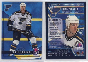 1999-00 Taco Bell St Louis Blues Chris Pronger #16 HOF