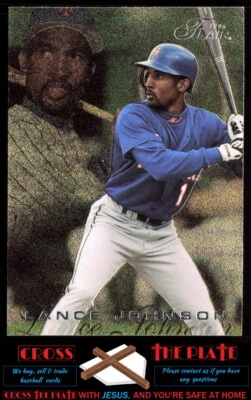 1-1996 Flair Gold Lance Johnson New York Mets #322 - Image 1 of 2