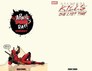 DEADPOOL KILLS THE MARVEL UNIVERSE ONE LAST TIME #1 APRIL POOLS DAY VARIANT NM - Picture 1 of 2