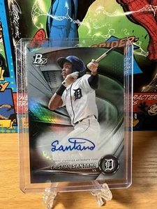 2022 Bowman Platinum - Top Prospects Autographs #TOP-24 Cristian Santana (AU,... - Bild 1 von 2
