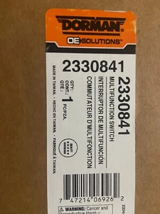 Dorman 2330841 Multifunction Switch Assembly Compatible with Select Chrysler/Dod - Picture 1 of 1