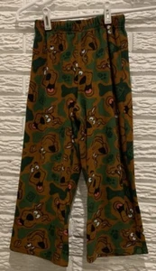 Scooby Doo Boy’s Pajama Pants, Size 6/7, Brown & Green, Polyester - Picture 1 of 10
