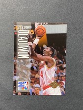 1994-95 Skybox Premium Basketball NBA on NBC #178 - Hakeem Olajuwon - Rockets