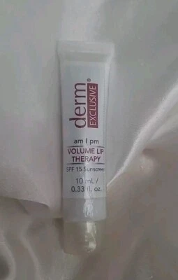 Derm Exclusive AM/PM VOLUME LIP THERAPY .33 OZ SPF 15 FACTORY SEALED - Image 1 of 2
