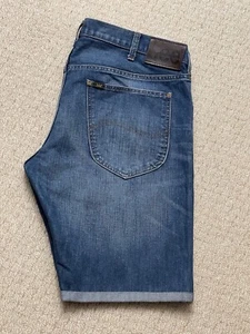 Pantalones cortos de mezclilla ajustados regulares Lee DAREN para hombre W36 (LE3344) - Imagen 1 de 11