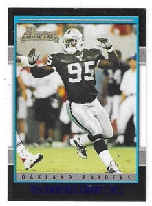 2001 BOWMAN DELAWRENCE GRANT ROOKIE RC #143 OAKLAND RAIDERS OREGON STATE BEAVERS - Picture 1 of 2