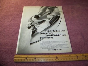 General Electric Eisen Original Printanzeige aus Zeitschrift Vintage 1970 - Bild 1 von 2