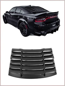 CUBIERTA PERSIANA TRASERA DODGE CHARGER 2011 - 2023 NEGRO MATE / TÜV - Imagen 1 de 7