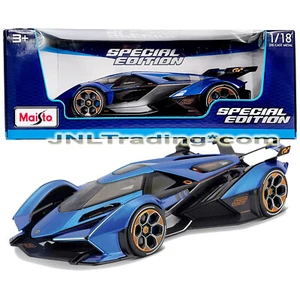 Maisto Special Edition 1:18 Scale Die Cast Blue LAMBO V12 VISION GRAN TURISMO - Picture 1 of 2