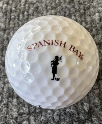 Lembranças de bola de golfe Spanish Bay logotipo exibição - Imagem 1 de 3