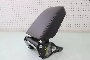 15 2015 VOLKSWAGEN VW GTI ARM REST CENTER CONSOLE ARMREST BLACK W RED STITCH - Bild 1 von 5