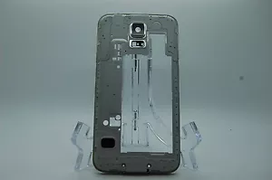 Telaio alloggiamento posteriore + cover fotocamera posteriore per Samsung Galaxy S5 G900F argento - Foto 1 di 4