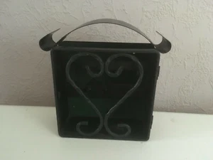 alter Schlüsselkasten Schlüsselbrett shabby Landhaus Schmiedeeisen 70er Vintage  - Bild 1 von 3