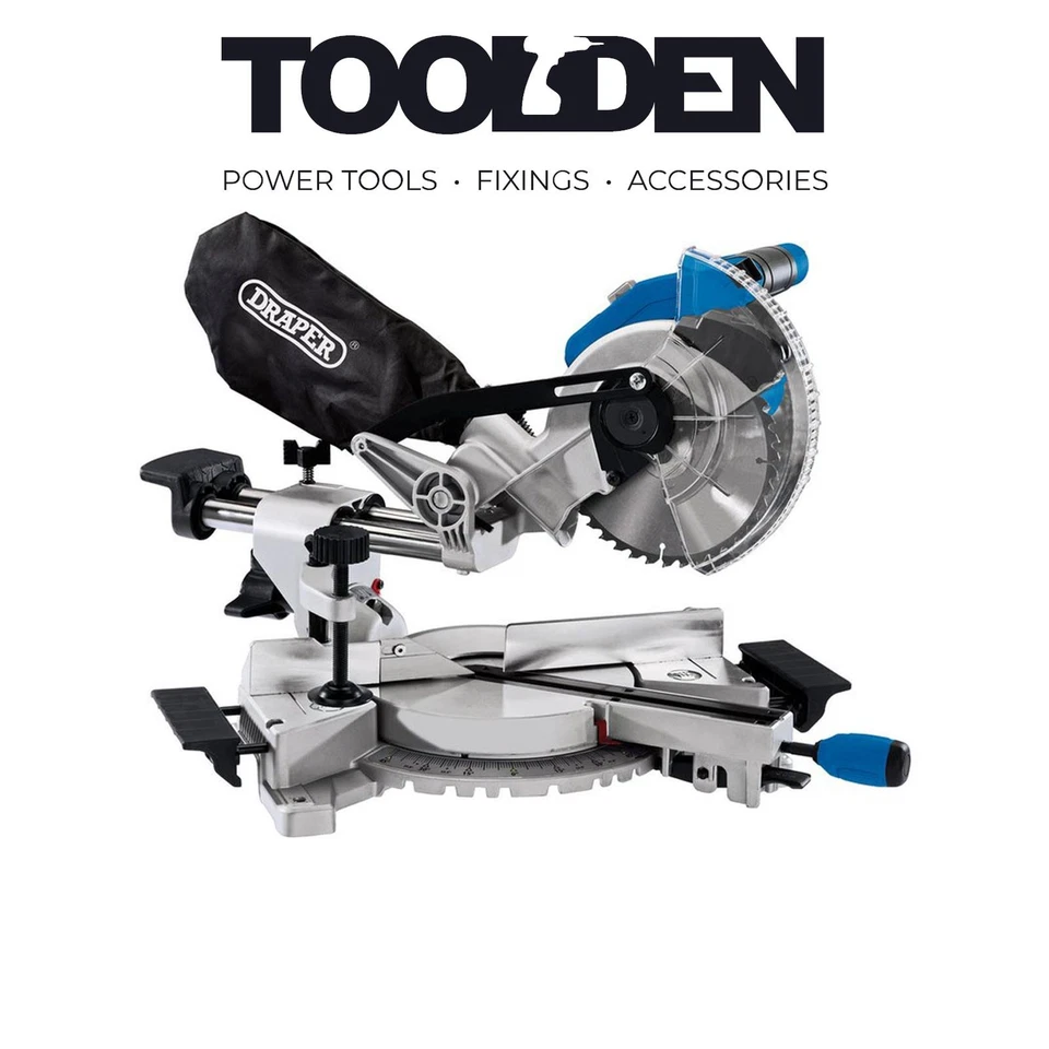 Draper 55588 D20 20V Brushless 185mm Sliding Compound Mitre Saw (Body Only) - Image 1 of 1