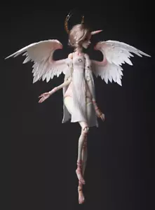 1/4 BJD Dolls Elf Girl Wing Nicola Eyes + Face make up Resin Toys Gift - Picture 1 of 9