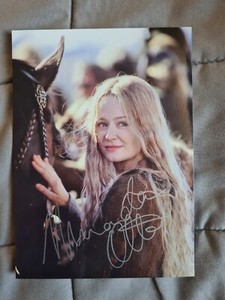 Miranda Otto (Lord Of The Rings) 5x7 Fan Card with PRINTED Signature Autograph