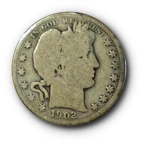 1902-O Barber Half Dollar Silver  50C Circulated Cover