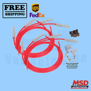 Spark Plug Wire Set MSD for Lincoln Town Car 1982