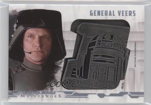 2017 Topps Star Wars Masterwork Medallion Silver 19/40 General Veers R2-Q5 07uj