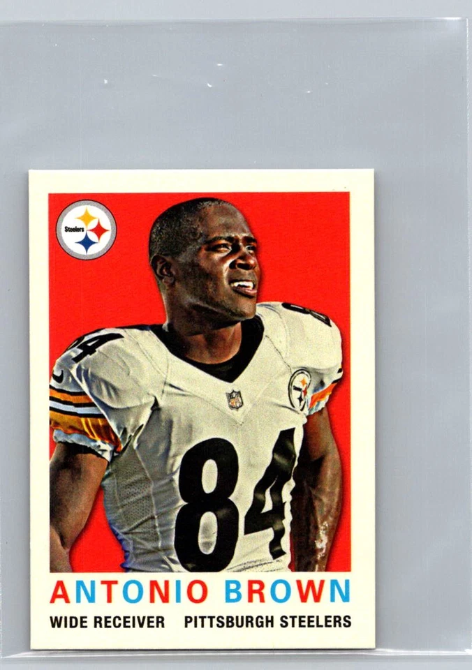 2013 Topps #97 Antonio Brown 1959 Mini STEELERS - Image 1 of 2
