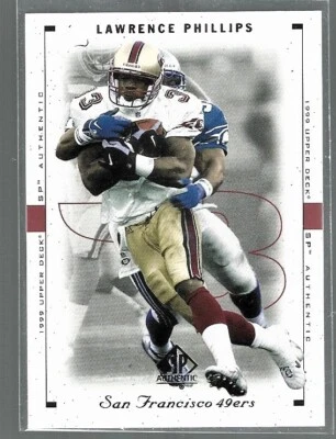 1999 Lawrence Phillips San Francisco 49ers Nebr Cornhuskers Pick From List NRMT - Image 1 of 3