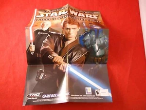 Star Wars Episode II Attack of the Clones / Jedi Power Game Boy Advance Poster - Picture 1 of 2