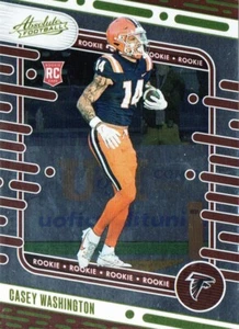 Panini Absolute 2024 - Rookies Casey Washington #101 amarillo (RC) Atlanta Falcons - Imagen 1 de 2