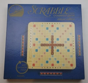 Vintage 1982 Scrabble Deluxe Edition Turntable Board Game COMPELTE - Great Cond. - Picture 1 of 13