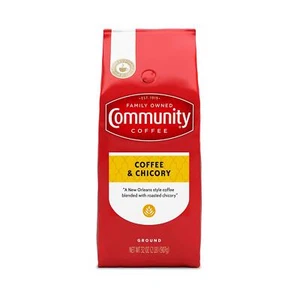 Coffee & Chicory Blend 32 Ounces, Medium Dark Roast Ground Coffee, 32 Ounce B... - Picture 1 of 7
