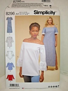 Simplicity 8296 Ladies Tunic top or Dress Size 10-18 New sewing pattern - Picture 1 of 4
