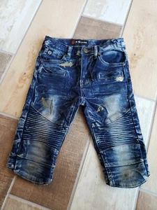 NEW Swiss Cross Girl's FUNKY Capri Jeans Sz. 5 NEW - Picture 1 of 3