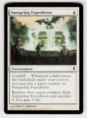 Zendikar #37 Sunspring Expedition - Image 1 of 2