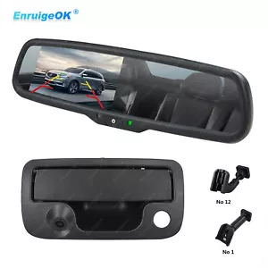 For 2010-2020 Volkswagen VW Amarok Tailgate Handle Rear View Backup Camera Kit - Picture 1 of 23