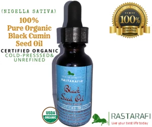 Rastarafi® Premium Organic Black Seed Oil For Hair -Skin 1 Oz | Hair Growth - Picture 1 of 6