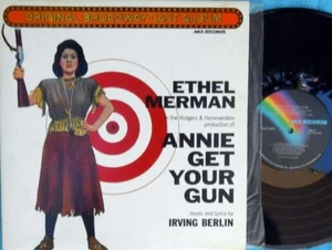Annie Get Your Gun OZ Reissue ORIG Broadway Cast LP NM MCA Ethel Merman - Picture 1 of 1