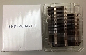 Disipador térmico de CPU personalizado pasivo SuperMicro SNK-P0047PD 1U para X9DRL MB - Imagen 1 de 1