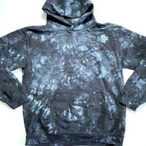 Talentless Mens Premium Hooded Sweatshirt Black Tie Dye Large Wash Your Hands - Picture 1 of 8
