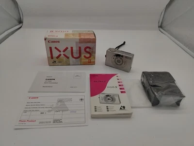 Canon Kamera IXUS II, Zoom Kompakt 3.2 MP, Getestet, OVP MRC Advanced Photo Sys. - Bild 1 von 4