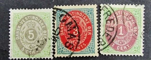 nystamps US Danish West Indies Stamp # 5//8 Used G15x3336 - Picture 1 of 2