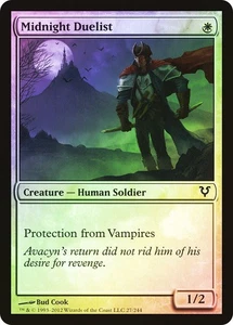MTG FOIL Midnight Duelist  - Avacyn Restored #027 - Picture 1 of 1