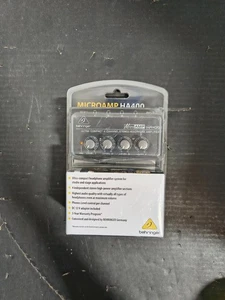 Behringer MICROAMP HA400, 4 Channel Audio Stereo Headphone Amplifier - Picture 1 of 2