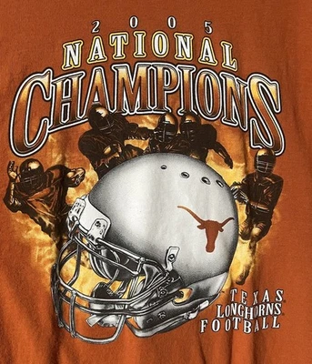 Texas UT 2005 National Championship Longhorns Size XL Tee Shirt - Image 1 of 3