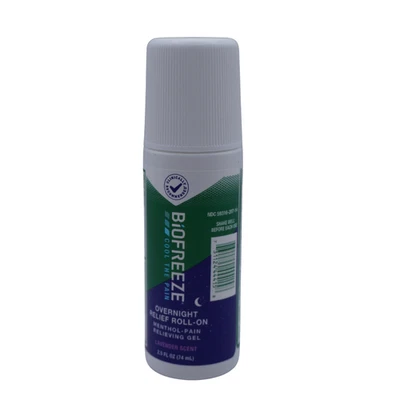 Biofreeze Menthol Overnight Roll-On Pain Relieving Gel 2.5 FL OZ.  Free Shipping - Image 1 of 2