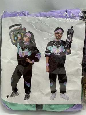 Disfraz Cortavientos Retro Años 80 Unisex Talla S Adulto  Foto 1 de 4