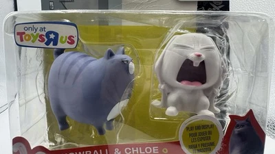 Figuras de vinilo para mascotas The Secret Life of Pets Snowball & Chloe / Juego y exhibición Foto 1 de 3