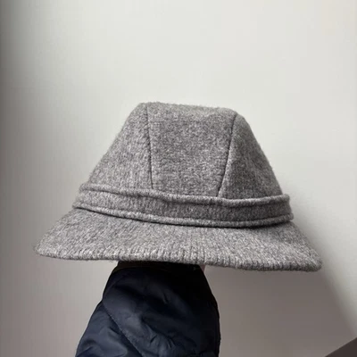 Chapéu Kangol Wool Clipper Tweed Mix Masculino Cinza Feito Na Inglaterra Vintage Clássico - Imagem 1 de 4