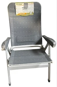 Westfield Campingstuhl Supreme 46032-223 AM Grau Campingsessel Bis 200kg Camping - Bild 1 von 3