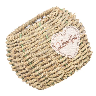  Übertopf Geflochten Seegras Aufbewahrungskorb Geflochtener Blumenkorb - Bild 1 von 4