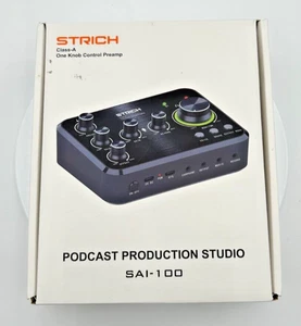 STRICH Audio Interface USB Podcast Studio SAI-100 Recording, Streaming Open Box - Bild 1 von 7