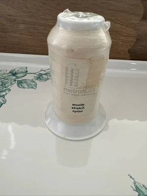 Metroflock Woolly stretch Nylon Thread - Ivory NEW - Image 1 of 2
